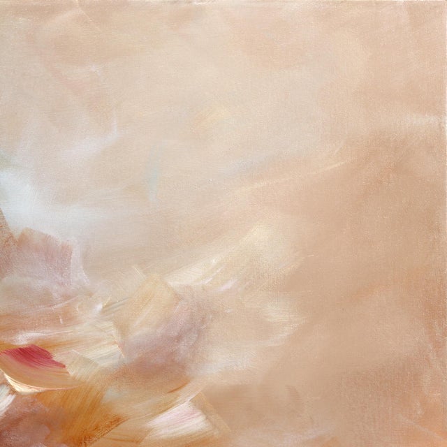 Desert Awakenings - Large Neutral Abstract Landscape Acrylic Painting on Canvas by Ve Boisvert For Sale - Image 4 of 9
