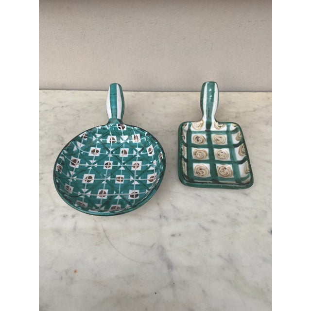 Mid-Century Round Dish Robert Picault Vallauris For Sale In Austin - Image 6 of 7