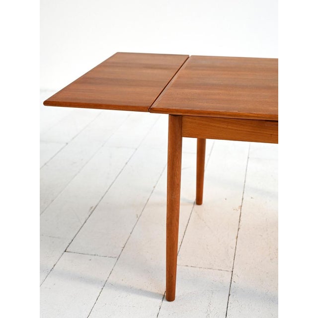 Extendable Teak Table, 1960s For Sale - Image 9 of 13