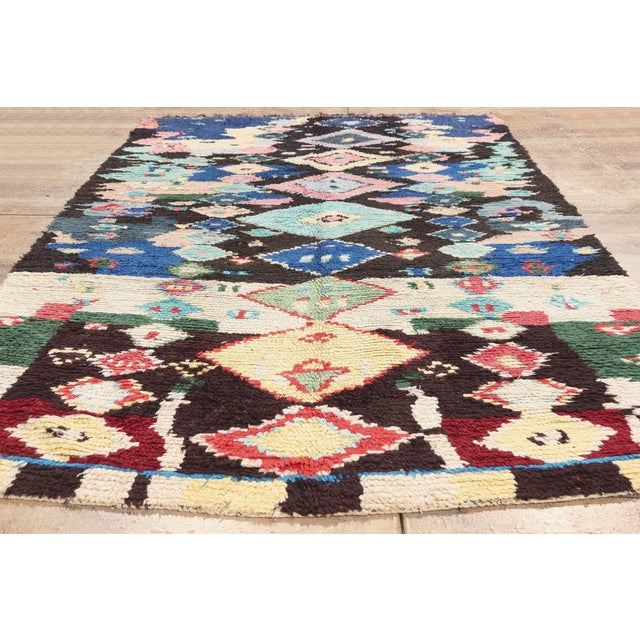 Vintage Azilal Moroccan Rug, 05'04 X 10'02 For Sale - Image 9 of 10