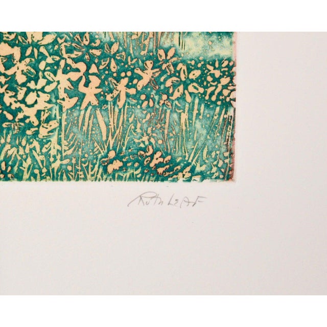 Late 20th Century Ruth Leaf Summer Rain C. 1990 Reproduction Print For Sale - Image 5 of 7
