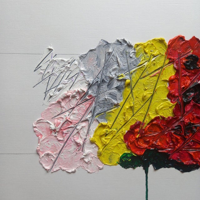 Organic Modern Original Floral Painting by Diane Grant / Botanical / Herbarium / Flower / Unframed For Sale - Image 4 of 4