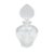 Late 20th Century Molded Clear Perfume Bottle W/Stopper For Sale - Image 5 of 5