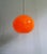 Orange Oignon Xen Suspension in Orange Opaline Glass by Alessandro Pianon for Vistosi, 1960s For Sale - Image 8 of 16