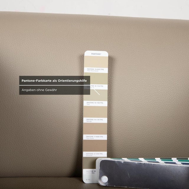 Beige Jaan Lounge Chair in Cream Leather and Chrome from Walter Knoll / Wilhelm Knoll For Sale - Image 8 of 14