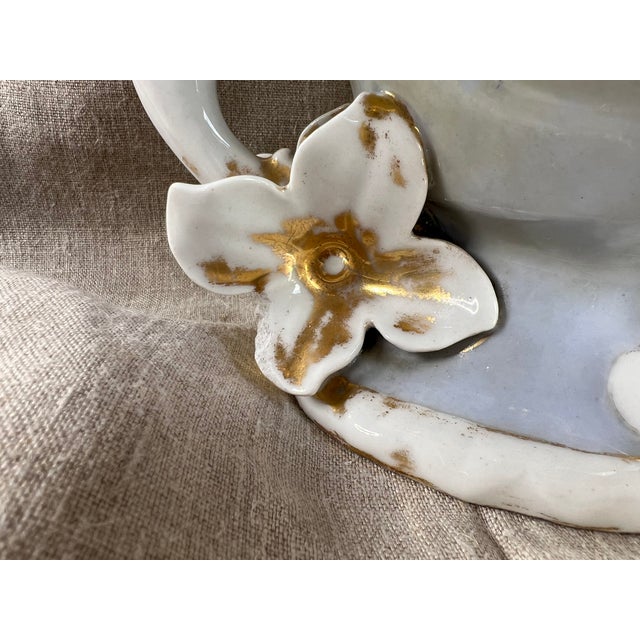 Large Antique Slip Groom Vase For Sale - Image 3 of 12