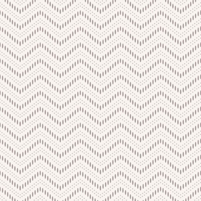 SAMPLE - Boråstapeter Chevron Dots Wallpaper In Pearl For Sale