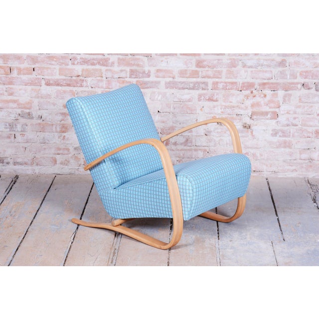 Czech Art Deco H-269 Armchair by J. Halabala for Up Závody, 1930s For Sale - Image 3 of 12