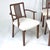 Mid-Century Modern Mid 20th Century Set of 6 Edward Wormley for Dunbar Cane Back Freshly Upholstered Dining Chairs For Sale - Image 3 of 12