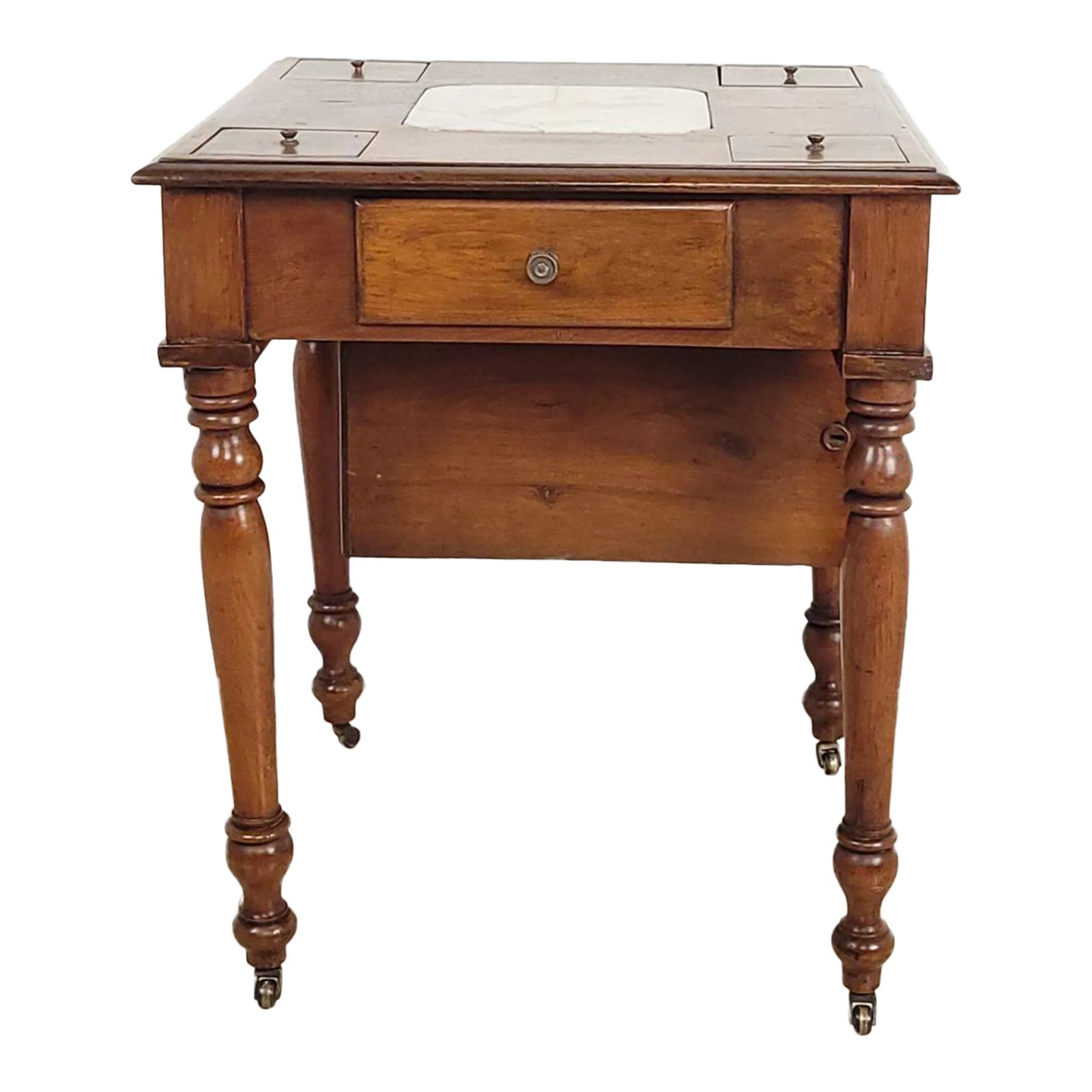 19th Century Tea Merchant's Table, English or American | Chairish