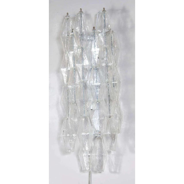 This stunning pair of modernist sconces were realized in Murano, Italy- the island off the coast of Venice renowned for...