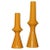 Lanco Yellow Ceramic Candleholders by Simone & Marcel, Set of 2 For Sale - Image 4 of 4
