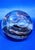 Glass Vintage 1990s Rebecca Stewart Signed 4” Magnum Dichroic Art Glass Galaxy Paperweight For Sale - Image 7 of 10