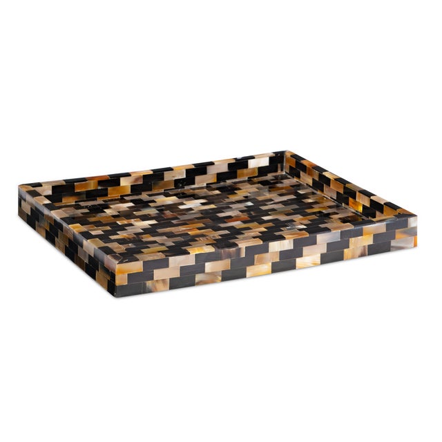 Traditional Maitland-Smith Aegis Tray Large For Sale - Image 3 of 3