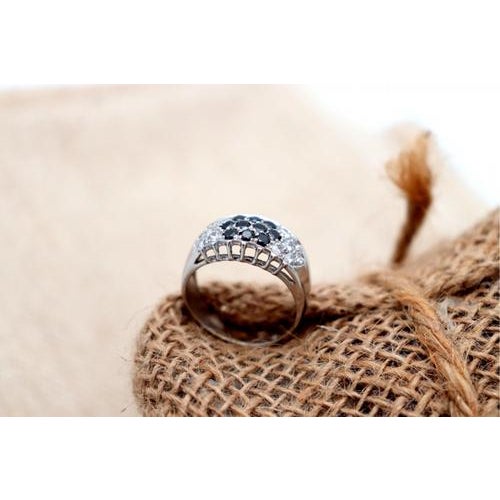 Gold White Gold Ring with Quartz For Sale - Image 8 of 9