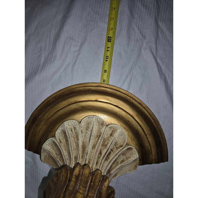 Mid 19th Century Italian Neoclassical-Style Demilune Wall Sconce For Sale - Image 4 of 6