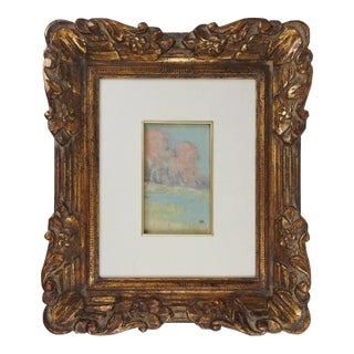 Small Vintage 1933 Dawson Dawson Watson Impressionist Landscape Painting For Sale