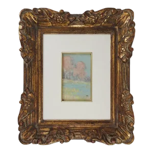 Small Vintage 1933 Dawson Dawson Watson Impressionist Landscape Painting
