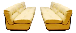 Vintage Italian Modular Elementenbank Sofa in the Style of Mario Bellini, 1970s, Set of 6