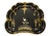 Paper Antique English Large Papier Mache Tray Mother of Pearl Wisteria Parlor Maid Tray For Sale - Image 7 of 7