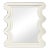 Fleur Home Carnival Mystic Rectangle Mirror in Swiss Coffee, 24x36 For Sale