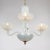 Mid-Century Modern Mid-Century Opaline Filigrana Murano Chandelier For Sale - Image 3 of 18