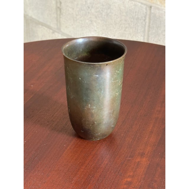 Bronze 1940s Gab Sweden Bronze Vase For Sale - Image 8 of 10