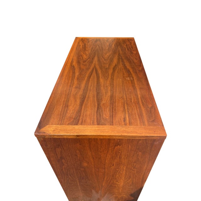 1960s Mid Century Modern Vintage Lane Rhythm Tall Highboy Dresser For Sale - Image 5 of 10