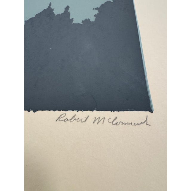 Vintage Minimalist British Architecture Fine Art Print Serigraph "Westminster Abbey" on Paper For Sale - Image 12 of 12