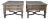 Pair of Spanish Classical Revival Style Oak Side Tables, Mid-20th Century For Sale