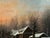 Nils Hans Christiansen Winter Landscape Painting. Denmark, Early 20th Century. For Sale - Image 11 of 16