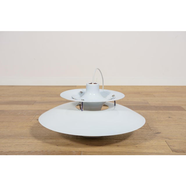White Mid-Century Modern Model PH5 Pendant Lamp by Poul Henningsen for Louis Poulsen, Denmark, 1960s For Sale - Image 8 of 18