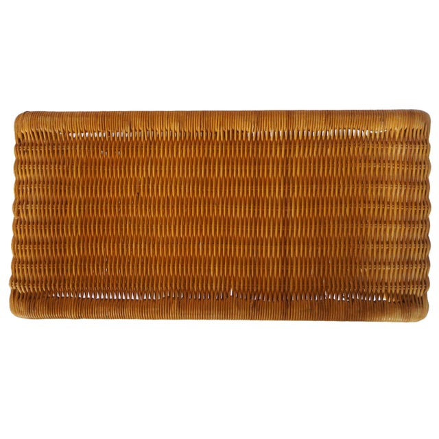 Rattan Side or Bedside Tables attributed to Henning Korch, Italy, 1970s, Set of 2 For Sale - Image 4 of 9