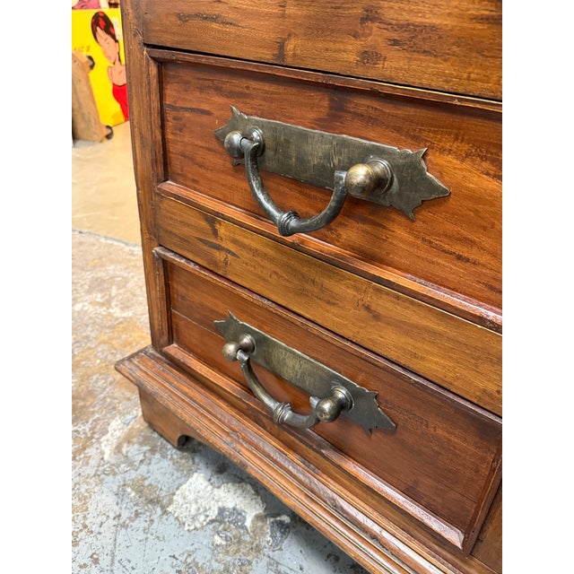 Spanish Rustic Spanish Colonial Style Dresser, Vintage. For Sale - Image 3 of 12