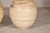 Late 20th Century Large Artisan Ceramic Floor Vases with Cream and Brown Swirled Glaze (Sold Each) For Sale - Image 16 of 18