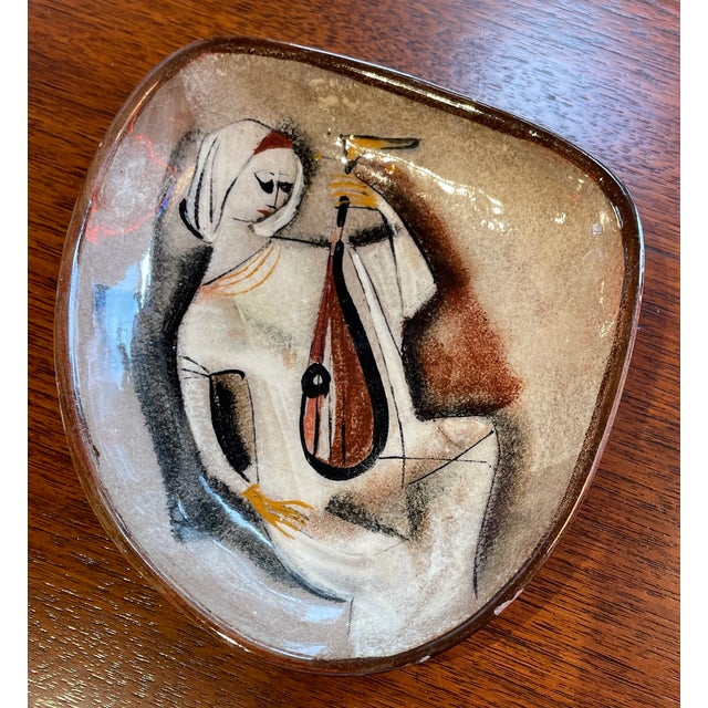 Polia Pillin Polia Pillin Mid 20th Century Decorative Dish For Sale - Image 4 of 4