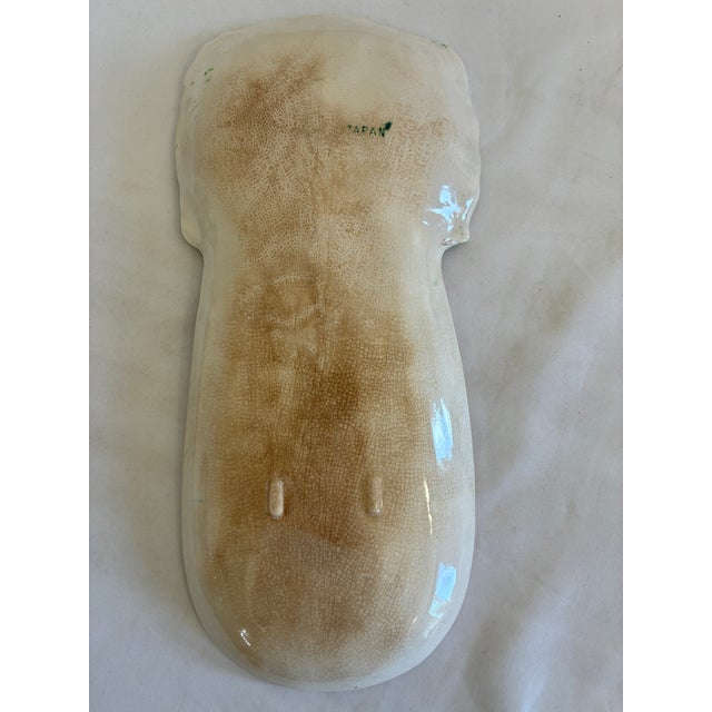 Vintage Hand Painted Celery Vegetable Serving Dish For Sale - Image 10 of 11