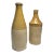 English Traditional Glazed Stoneware Ale Bottles, a Pair For Sale