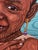 Cheeese by Joseph Idowu | Acrylic on canvas Portrait of a smiling girl with pigtails. For Sale - Image 4 of 4