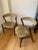 Pair of Danish Modern Dining, Desk, Side, or Occasional Chairs attributed to Kai Kristiansen. No label Elegant sculptural...