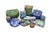 Eleven vintage cloisonne boxes. Dimensions: Largest - 2.6" x 1.8" x 1.25" / Smallest - 1" x 0.6" (W x D x H)