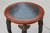 Wood Mid-Century Egyptian Revival Style Round Stone-Top Accent Table With Sculptural Winged Griffins. For Sale - Image 7 of 12