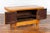 Antique Chinese Elm Wood & Bronze Hardware Carved Spandrel Sideboard For Sale - Image 11 of 13