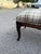 French Newly Upholstered Plaid French Bench For Sale - Image 3 of 11