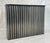 Modern Wall Cabinet With Ribbed Bifolding Doors in Metallic Finish For Sale - Image 4 of 18