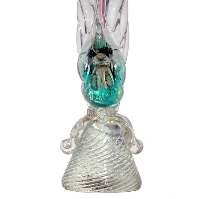 Murano Glass Pheasant by Archimede Seguso, 1950s For Sale - Image 4 of 9
