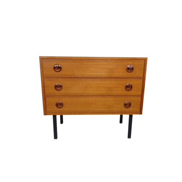Teak Chest of Drawers, 1960s For Sale