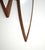 Mid-Century Modern Mid-Century Modern Italian Oval Wooden Wall Mirror, 1970 For Sale - Image 3 of 12