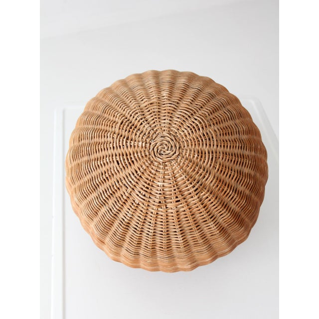 Vintage Wicker Orb Sculpture For Sale - Image 10 of 15
