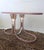 Metal Vintage Pink, Chrome & Brass Swan Console Table from Design Institute of America, 1980s For Sale - Image 7 of 12